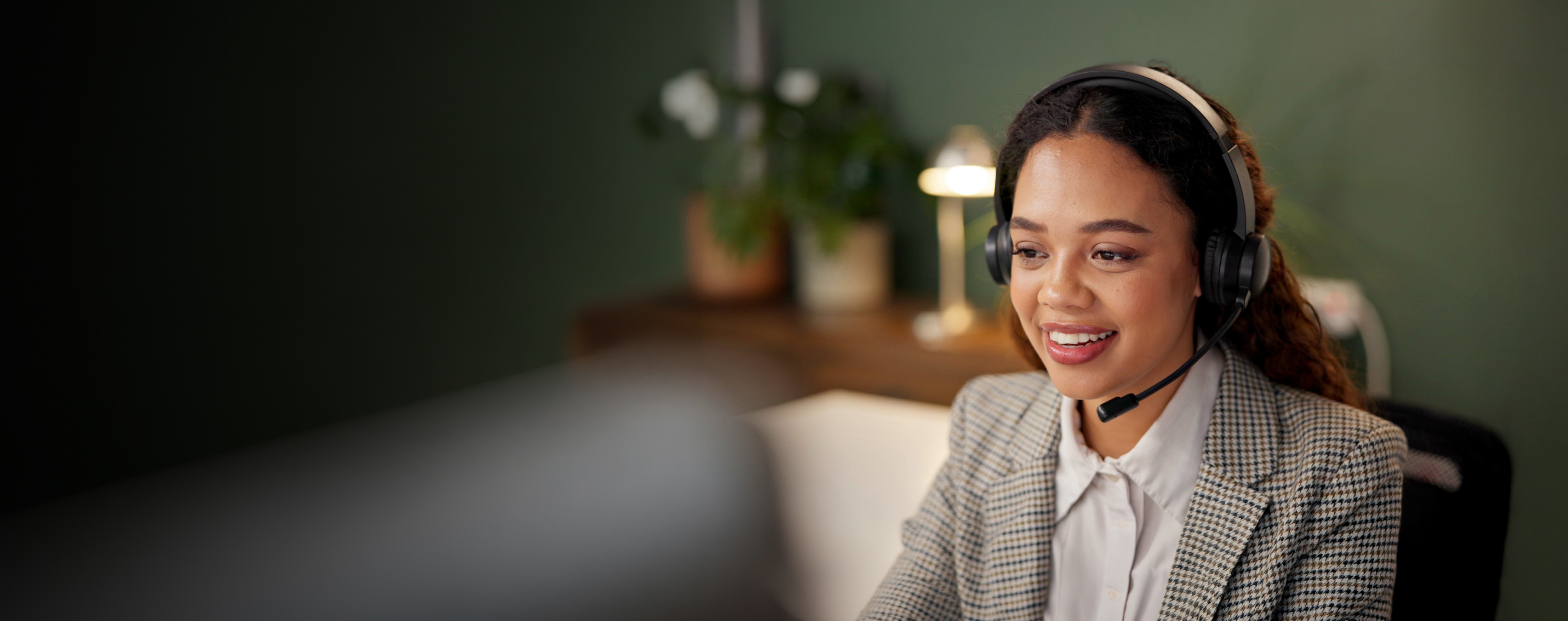 receptionist portrait